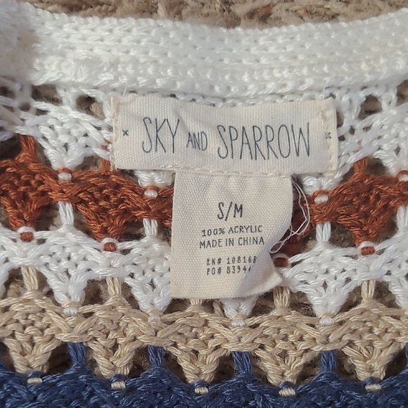 Sky and Sparrow Multicolor Knit Top - Picture 3 of 7